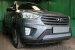 Защита радиатора Премиум Hyundai Creta 2016- низ Хром