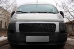 Защита радиатора Fiat Ducato III 2010-2014 верх и низ Черная