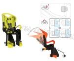 Детское велосиденье BELLELLI TIGER Relax B-Fix, Hi-Viz (светоотражающее)