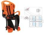 Велокресло bellelli TIGER Standard B-fix черно-оранжевое