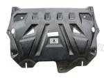 Защита картера двигателя и кпп Audi (Ауди) A1 V-все (2010-) (Композит 6мм)
